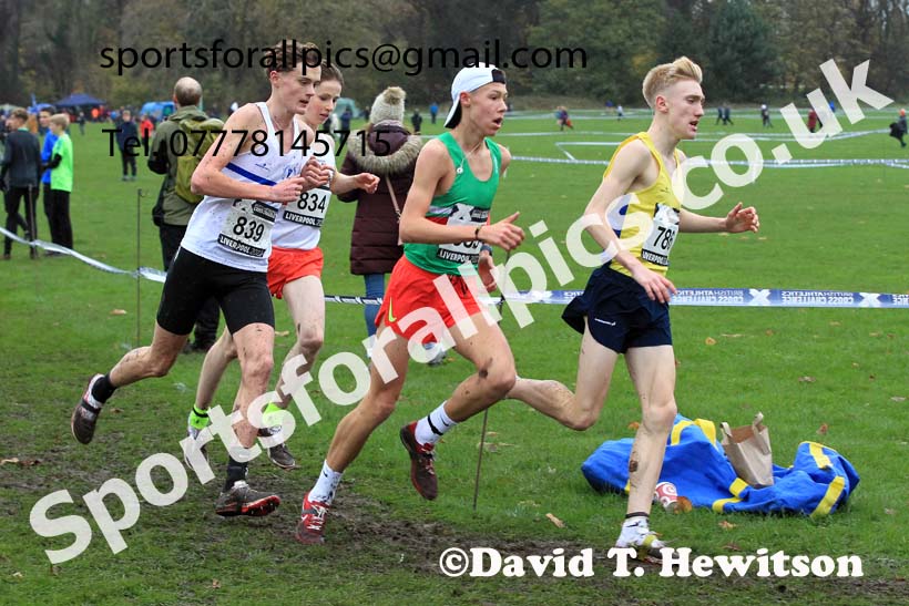 Mens Under-17s, 2022 British Athletics Cross Challenge, Sefton Park, Liverpool.  Photo: David T. Hewitson/Sports for All Pics